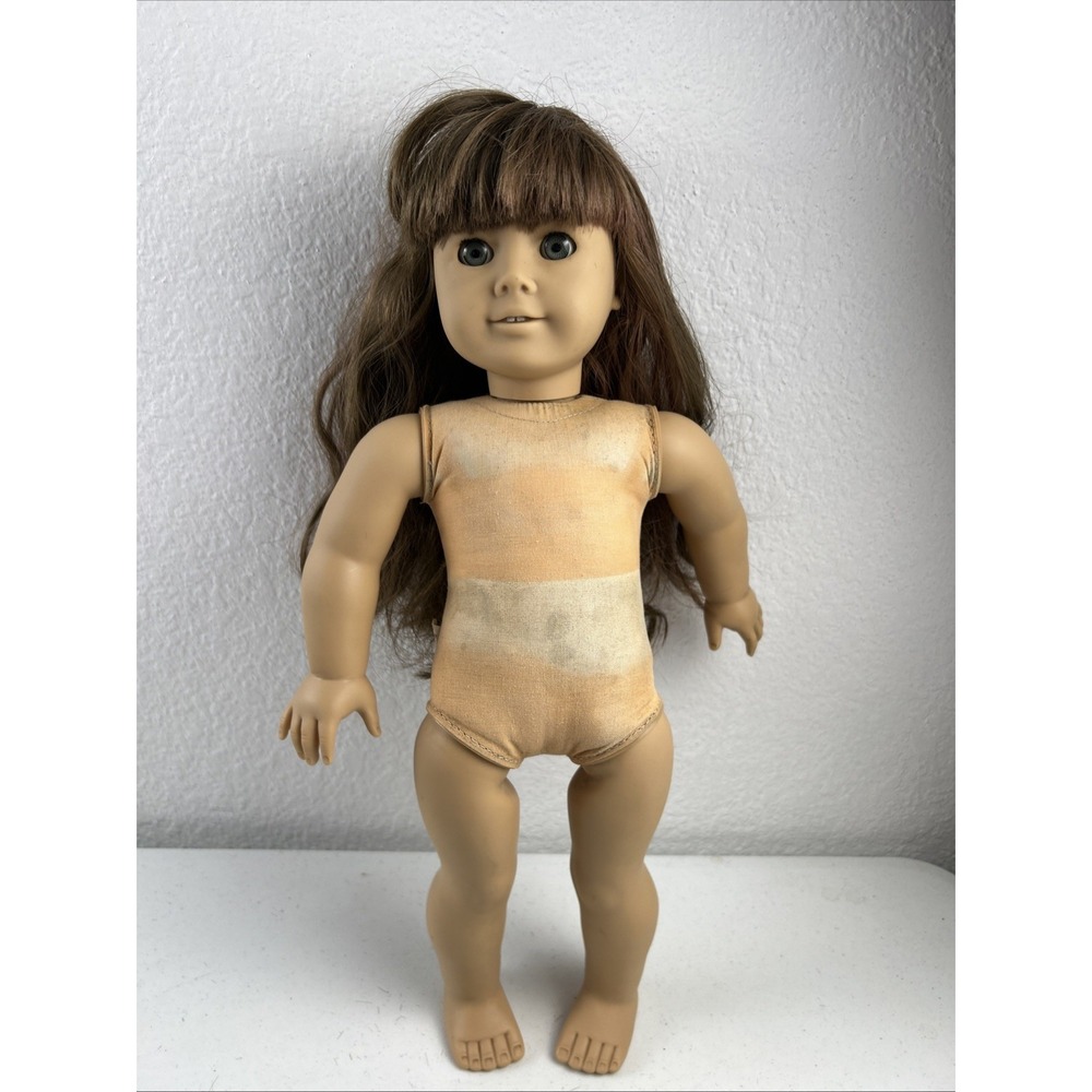 Vtg 1990s American Girl Molly Doll Pleasant Company Tan Body *READ & SEE PICS*